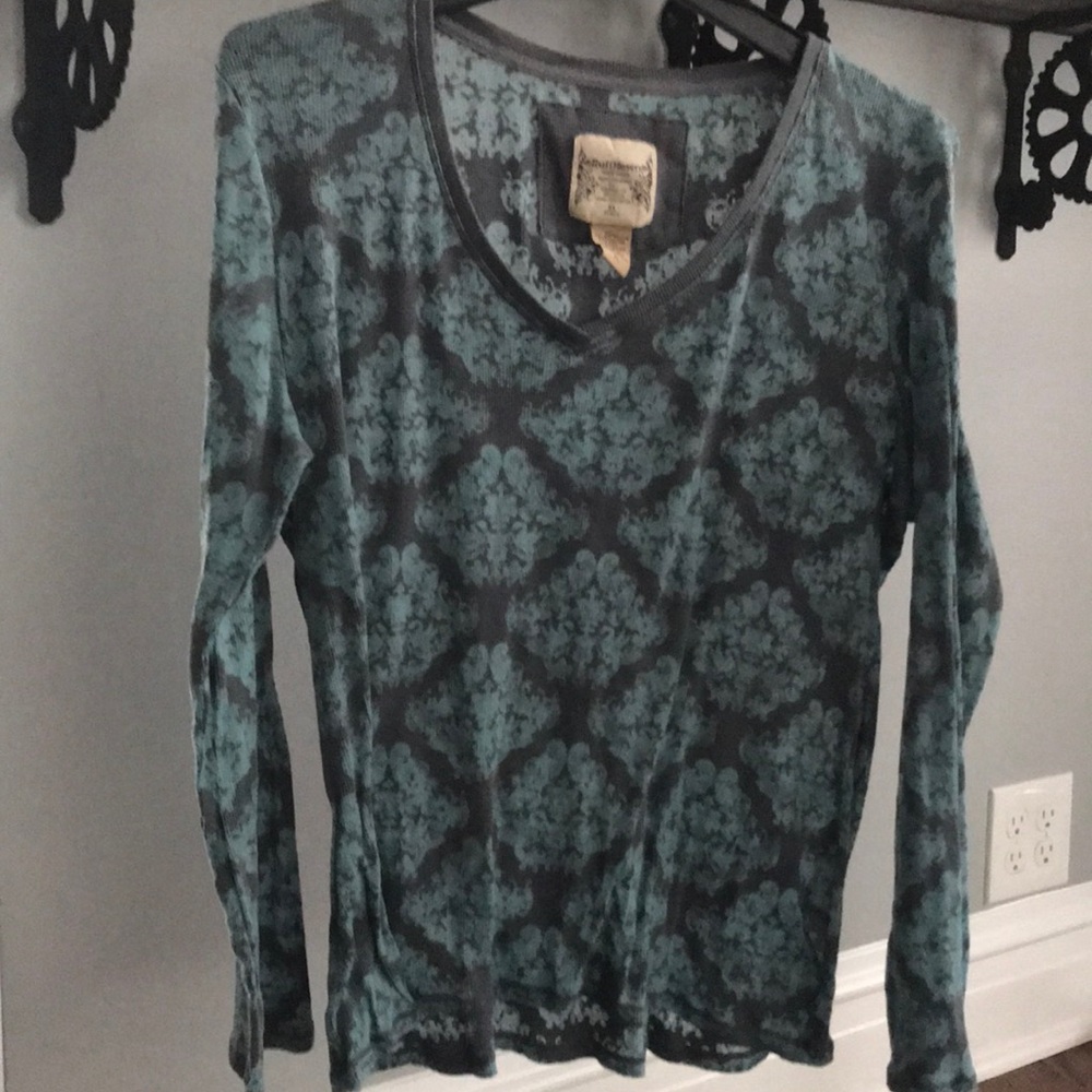 Floral long sleeve top